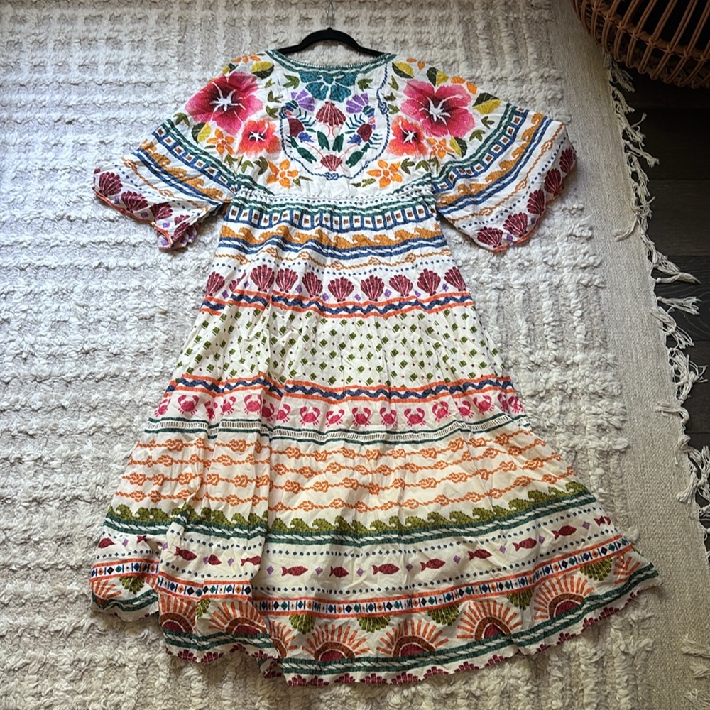 FARM Rio Salt Island Midi Dress - Picture 7 of 7